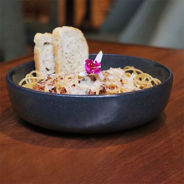 platillo pasta boloñesa